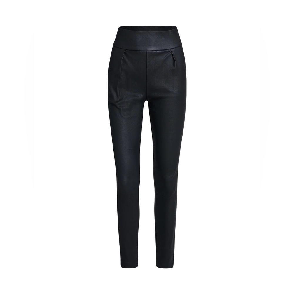 Tiger mist back it up wet look pant xs black